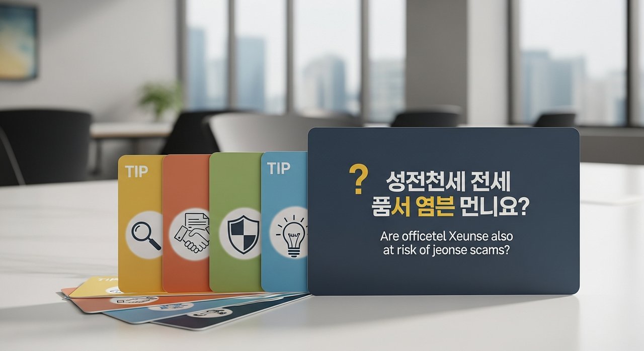 오피스텔 전세도 전세사기 위험이 있나요? 5가지 예방 비법