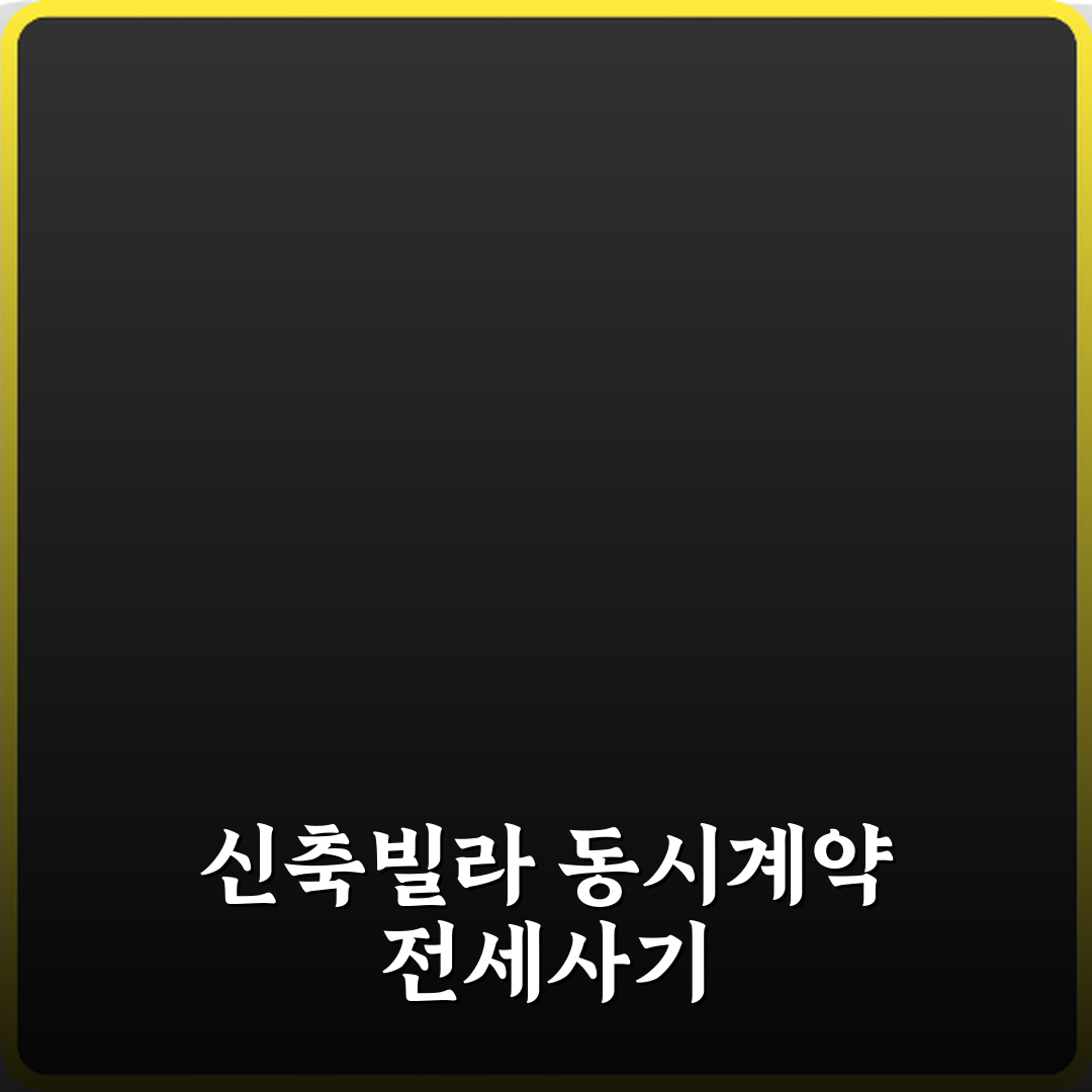 신축 빌라 여러 채 동시 계약한 전세사기 피해 사례, 3가지 예방법