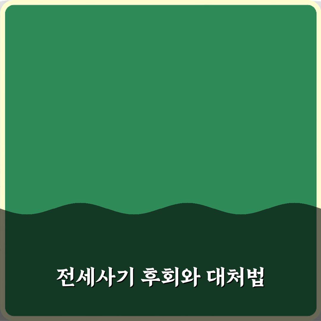 전세사기 피해자가 말하는 가장 후회되는 선택 심층분석 7가지 핵심포인트