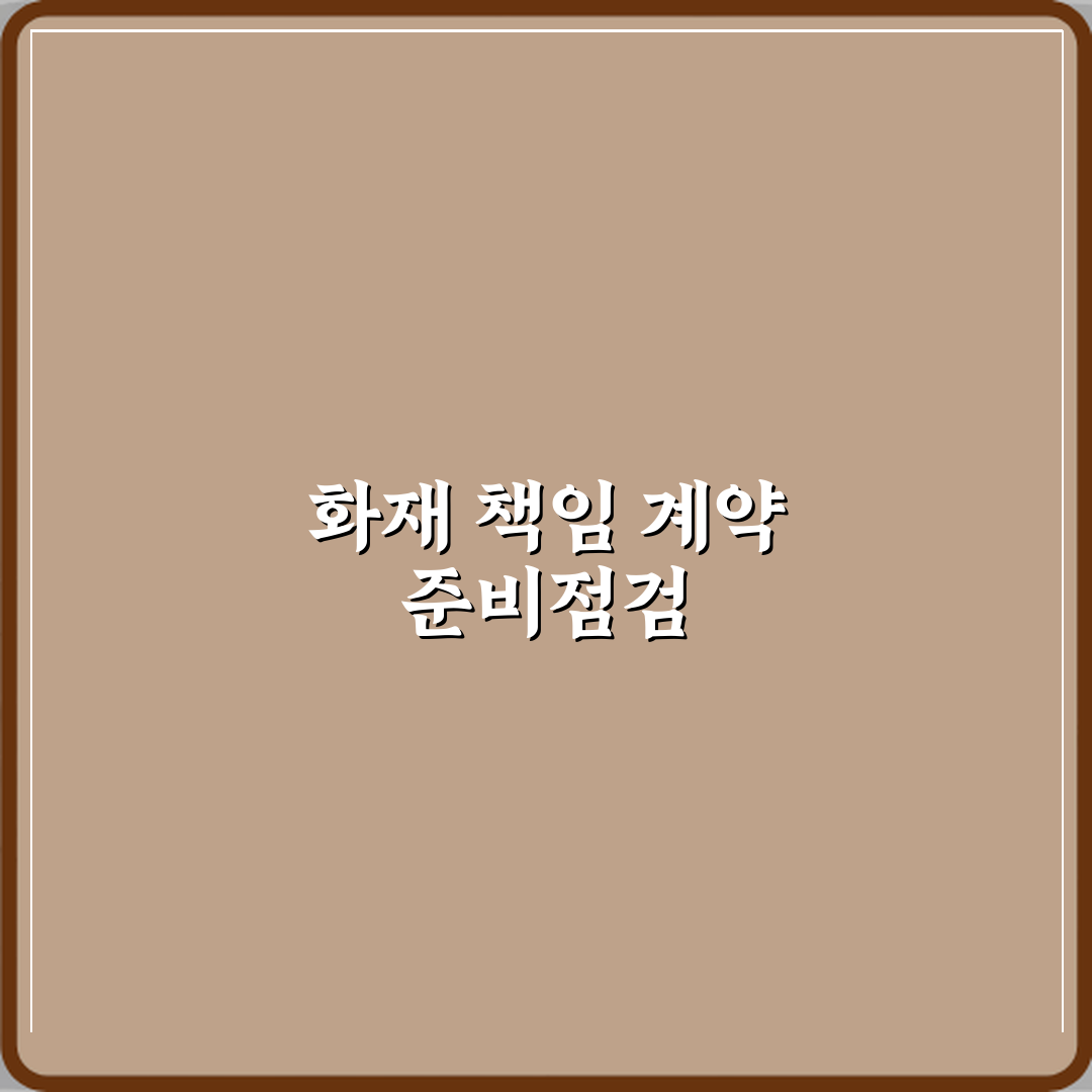 화재 발생 시 책임 범위를 정한 계약서 문구 해석 심층분석 7단계 완벽가이드